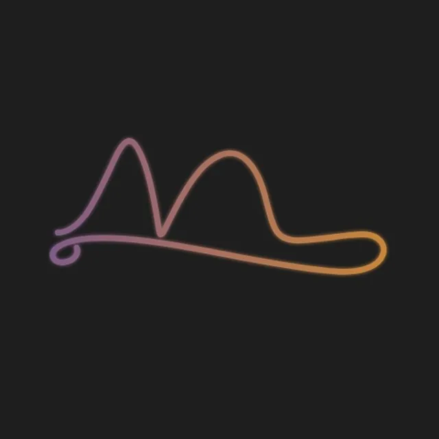 The Argyll Rhythm signature mark, a looping line forming two hill peaks.